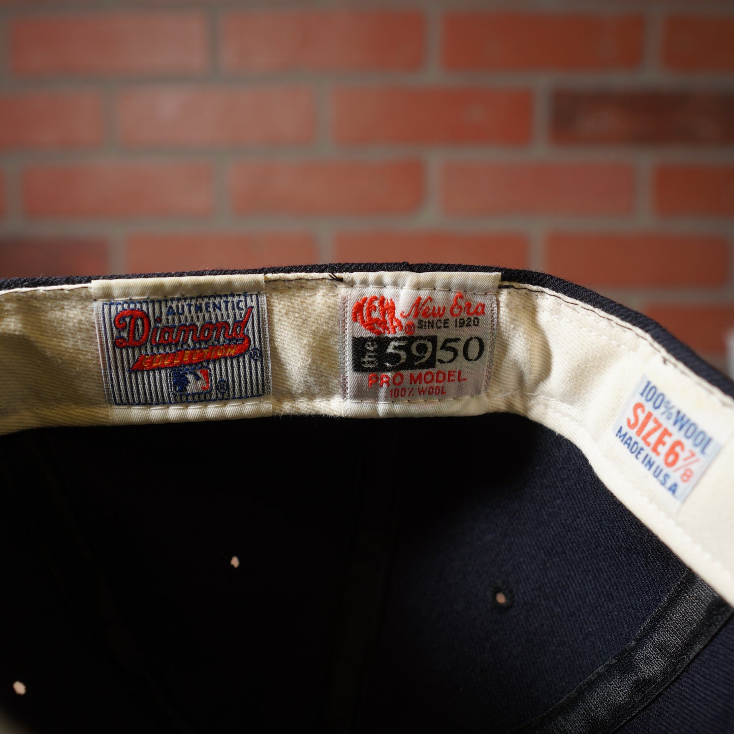 VTG MLB Cleveland Indians Fitted Wool Logo Hat