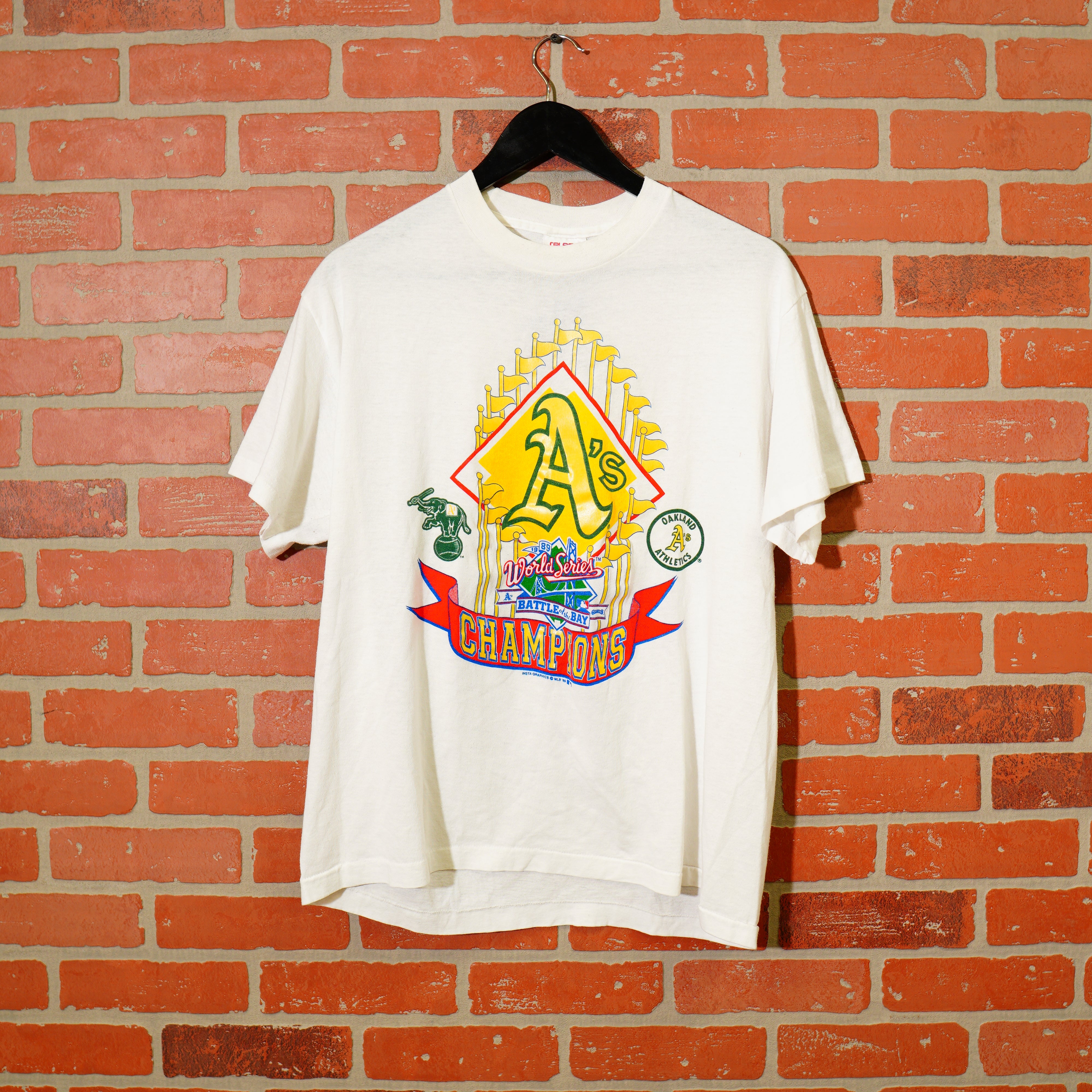 Vintage 1989 Oakland Athletics World Series Champions T-Shirt