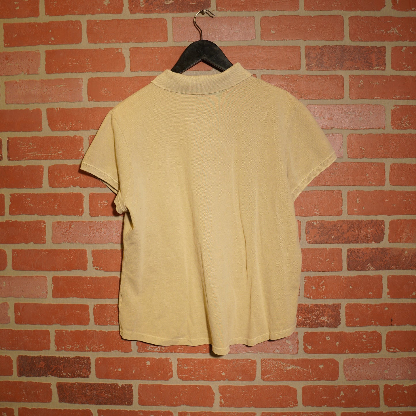 VTG Y2K Faded Glory Waffle Beige Shirt