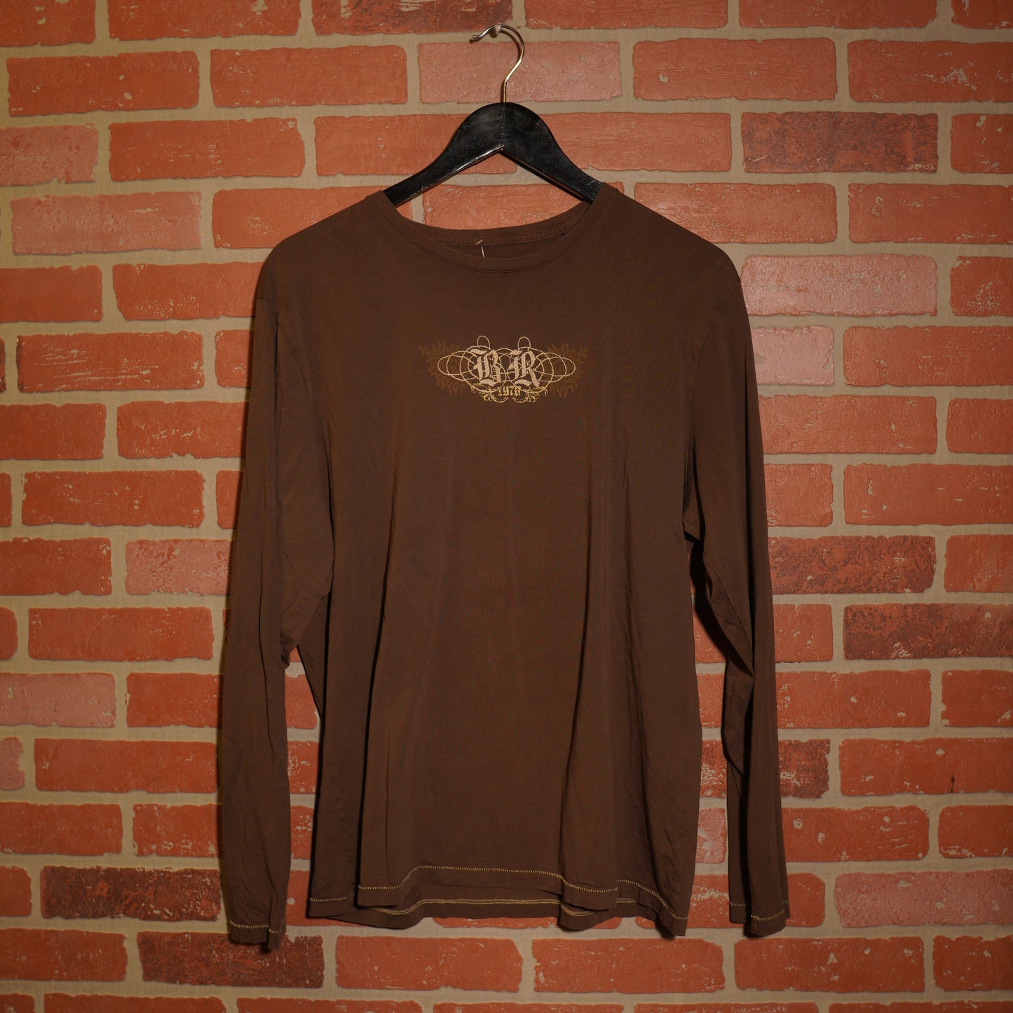 VTG Y2K Banana Republic BR Logo L/S Tee