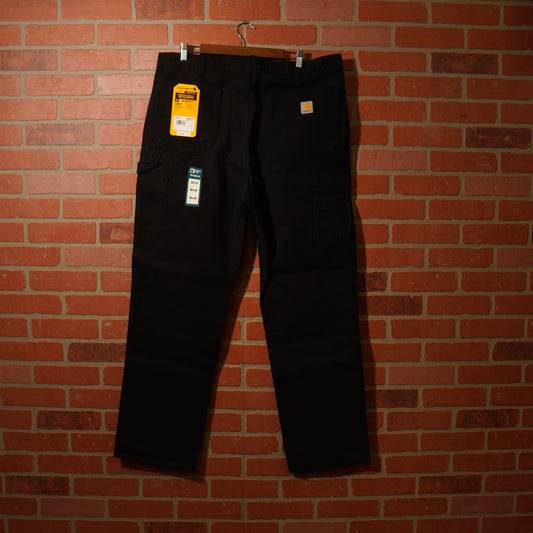 DS Carhartt Black Rugged Flex Relaxed Fit Duck Utility Work Pants