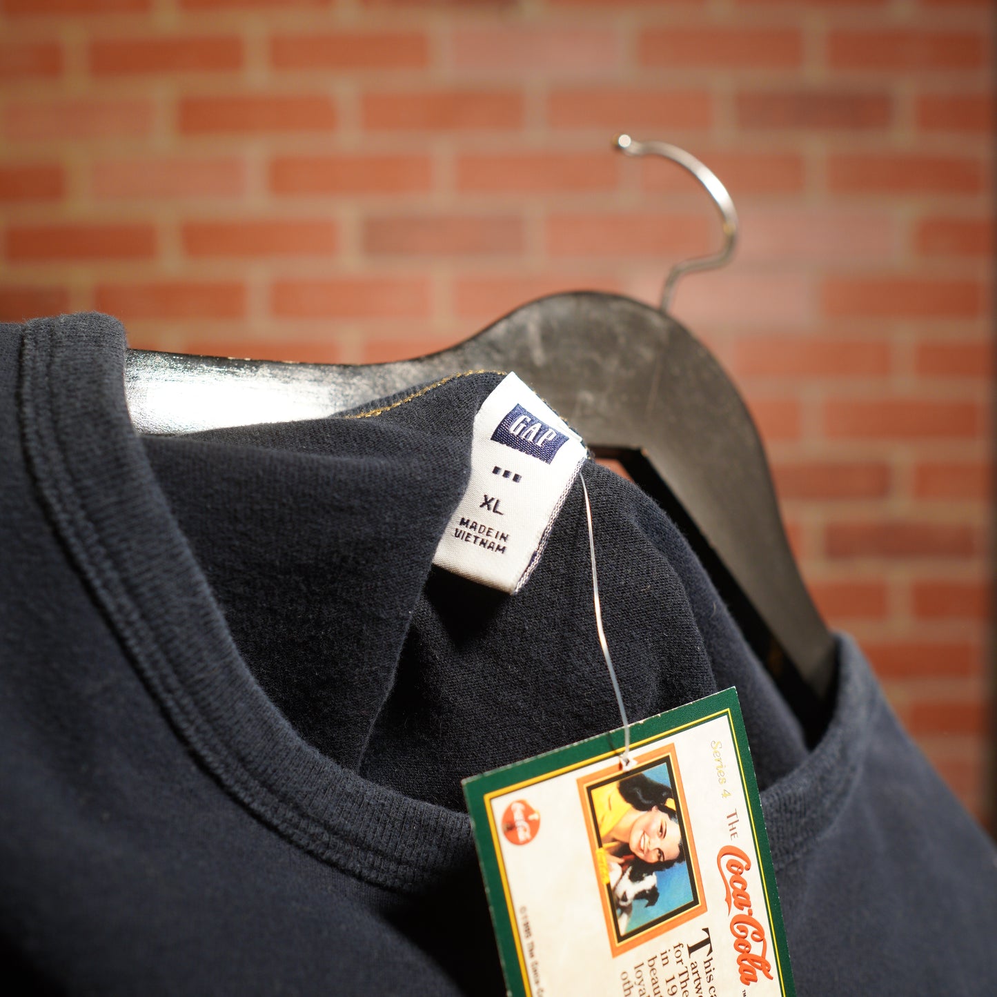 VTG Y2K Gap Navy L/S Tee