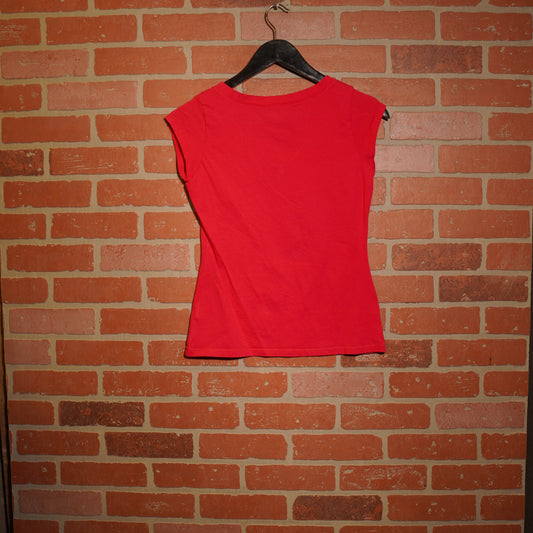 VTG Y2K Women's DKNY Pink Glitter Tee (24)