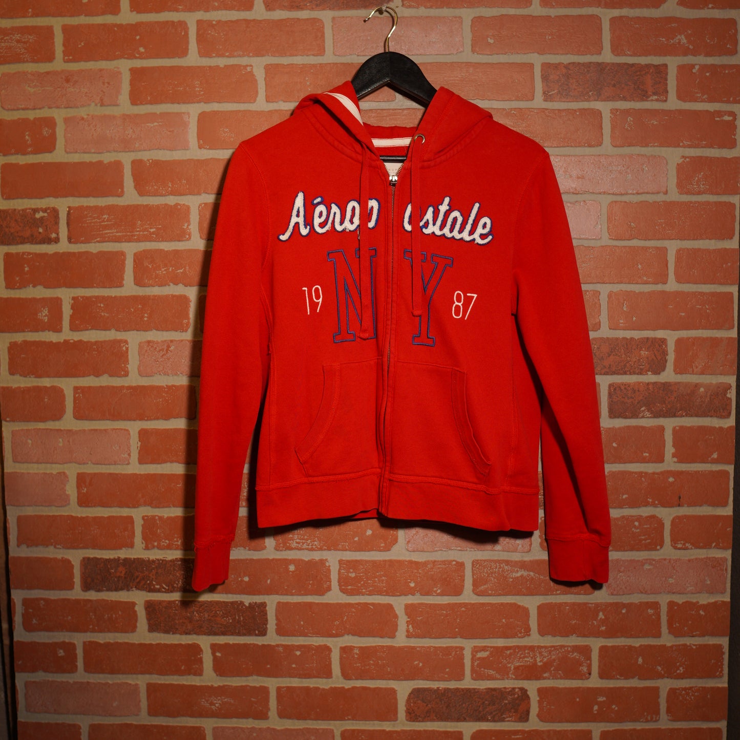 VTG Y2K Women's Aeropostale Zip-Up Red Jacket