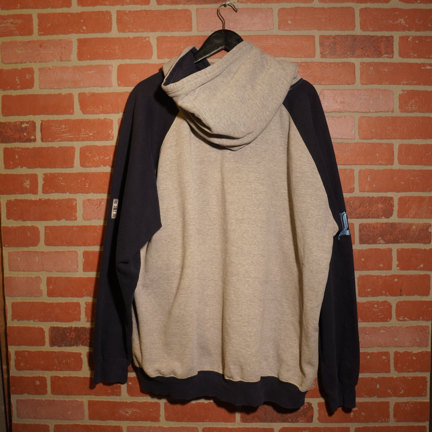 VTG Y2K Brooklyn Grey Logo Hoodie