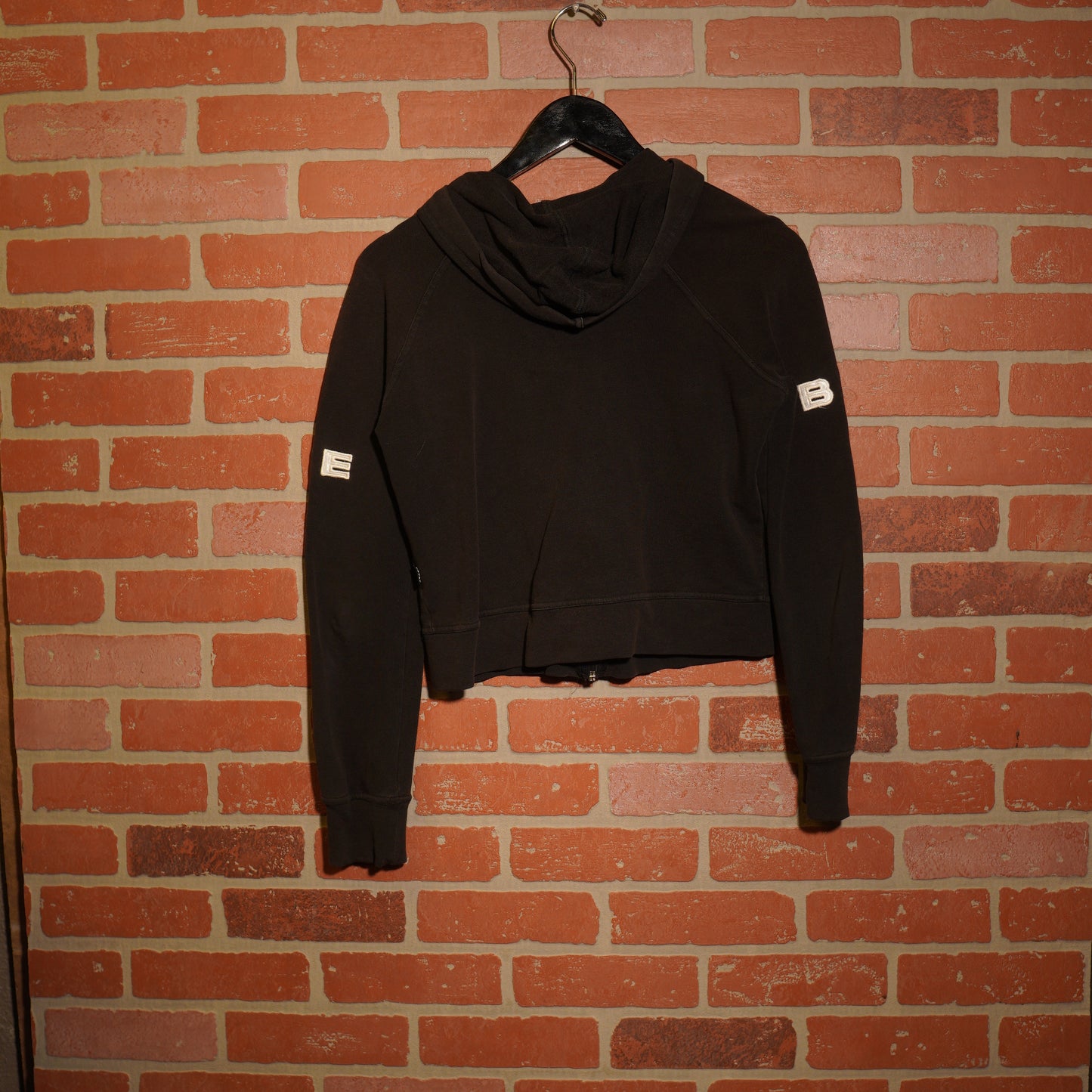 VTG Y2K Women's Bebe Sport Zip-Up Black Hoodie