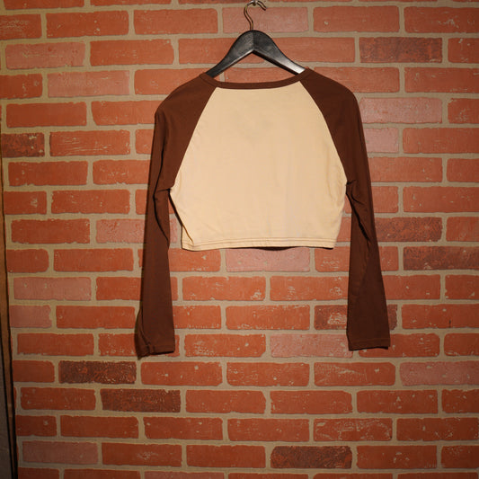 VTG Y2K Women's Cider Cropped Angels Tee