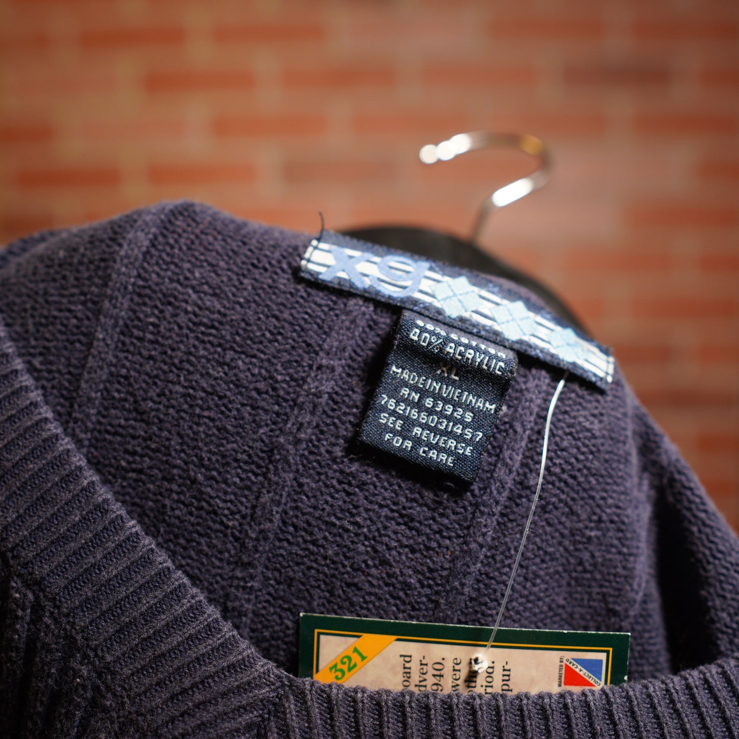 VTG Y2K XG Navy Knit L/S Sweater