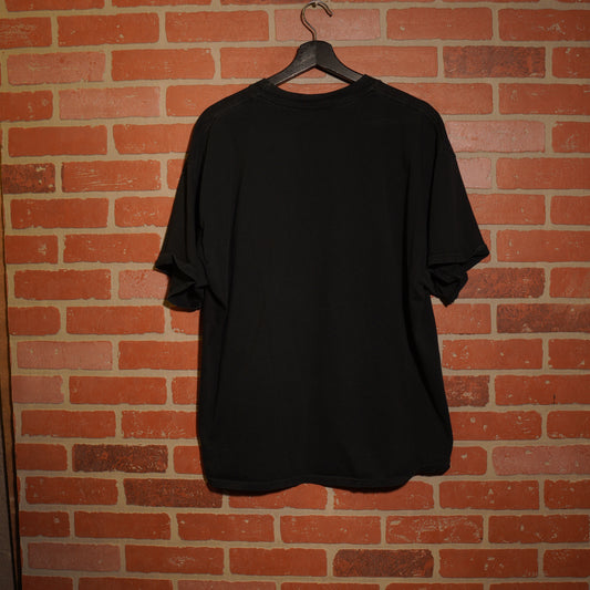 VTG Y2K Puff Print Glitter Dragon Tee