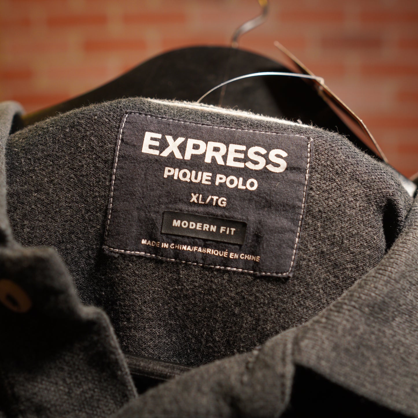 VTG Y2K Express Pique Polo Shirt
