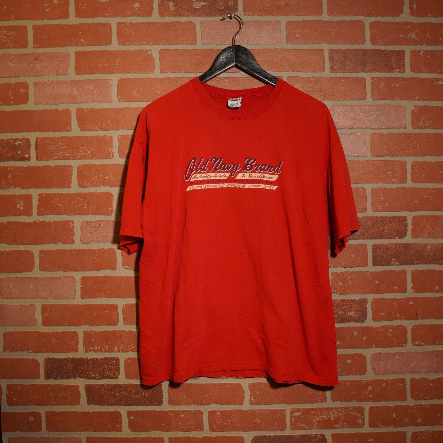 VTG Y2K Old Navy Brand Red Tee