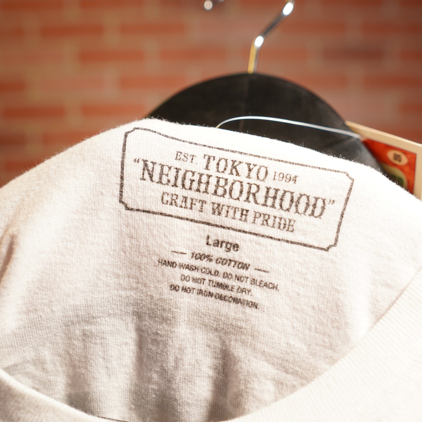 Neighborhood White Text Tee