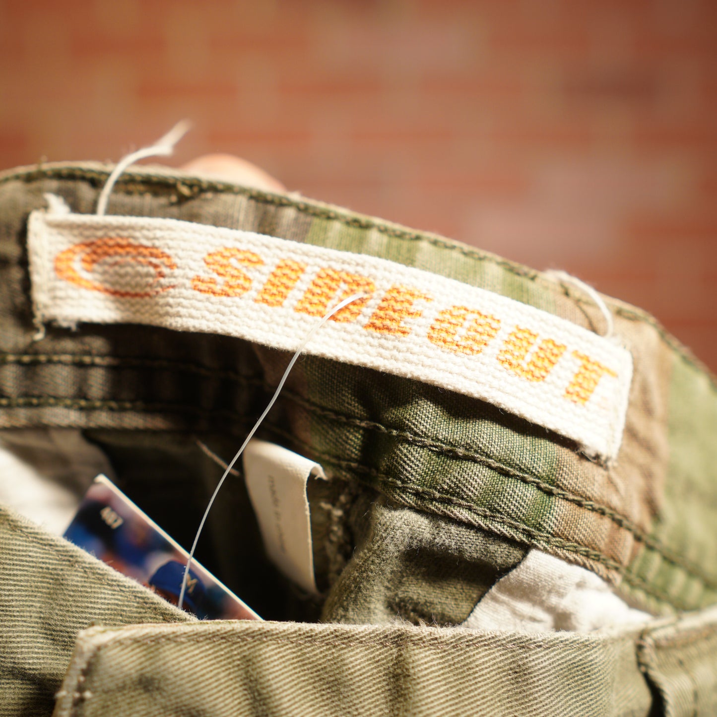 VTG Sideout Olive Cargo Shorts