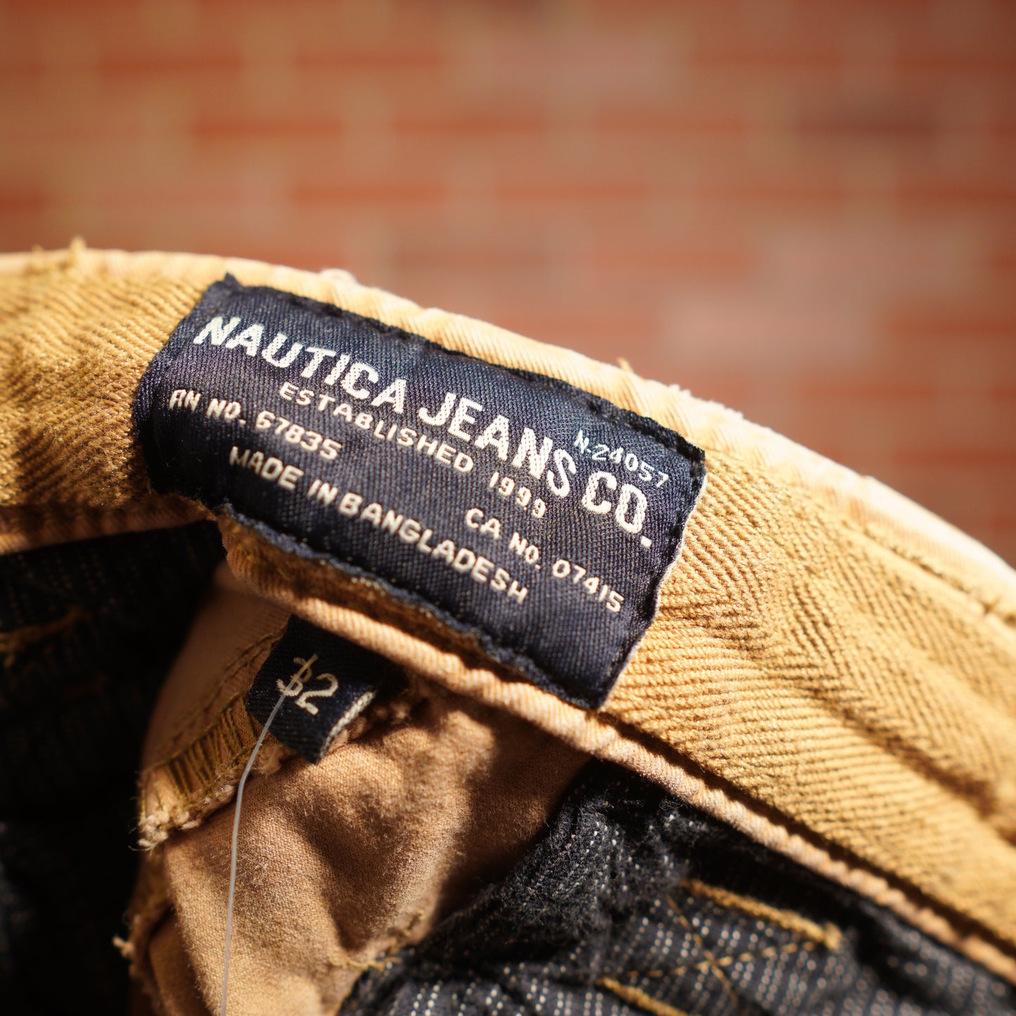 VTG Nautica Jeans Khaki Cargo Shorts