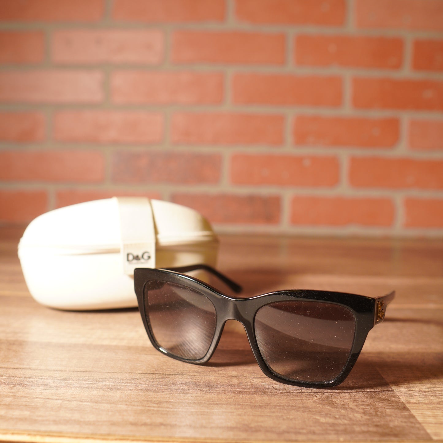 Dolce & Gabbana Black Sunglasses w/ Case