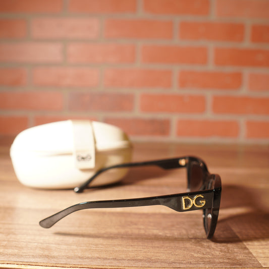 Dolce & Gabbana Black Sunglasses w/ Case