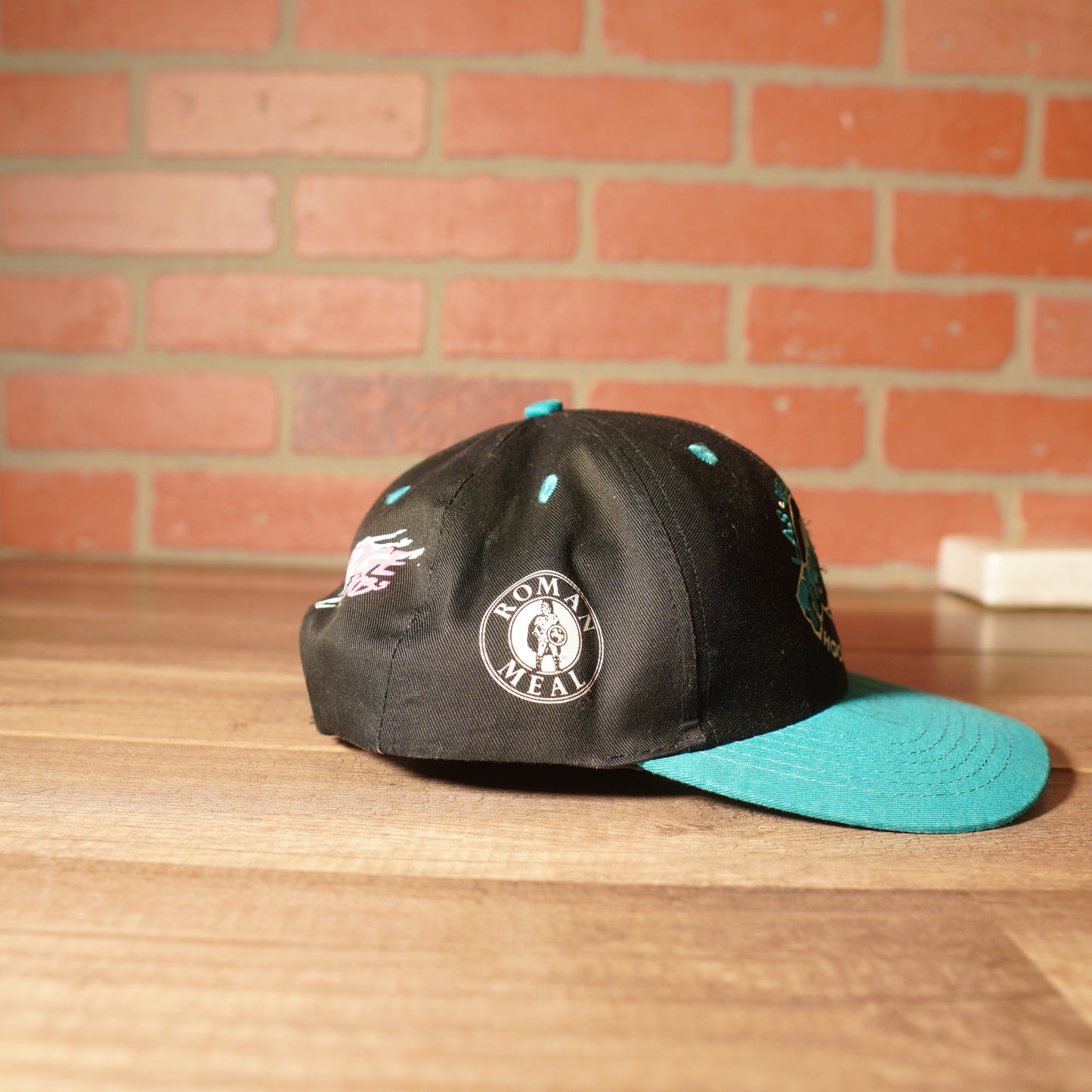 VTG Las Vegas Thunder Hockey Boom Boom Signed Snapback Hat