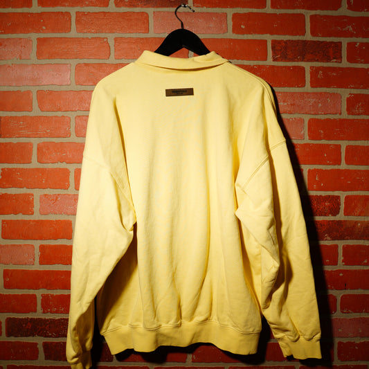 Fear Of God Essentials Yellow Polo Shirt