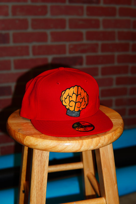 N.E.R.D. X Billionaire Boys Club Red Fitted Hat