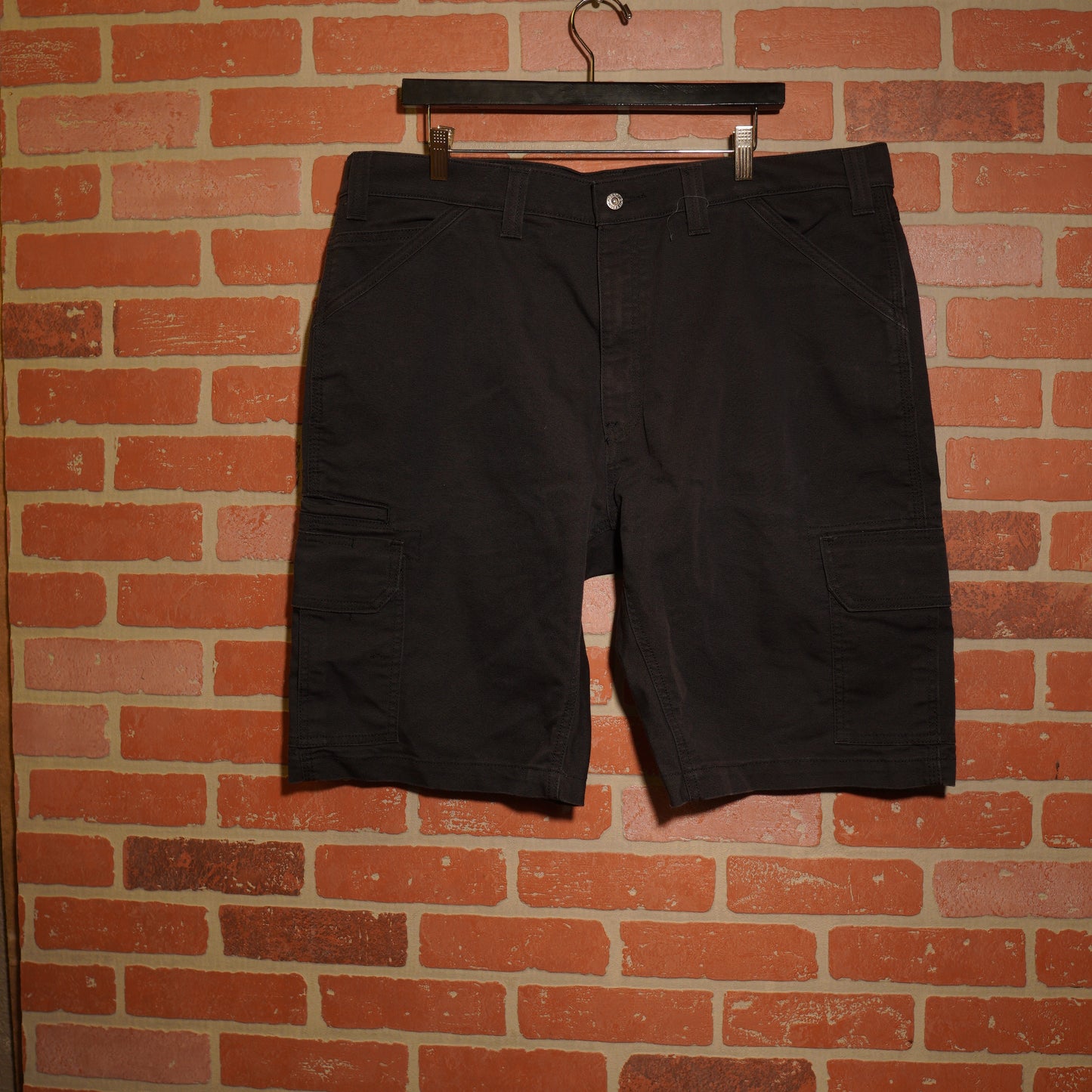 Dickies Denim Black DuraTech Cargo Jean Shorts