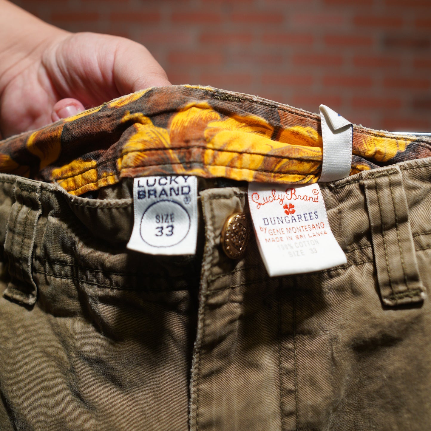 VTG Y2K Lucky Brand Cargo Pants