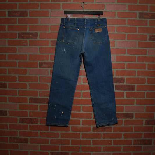 VTG Wrangler Painted Distressed Denim Jeans