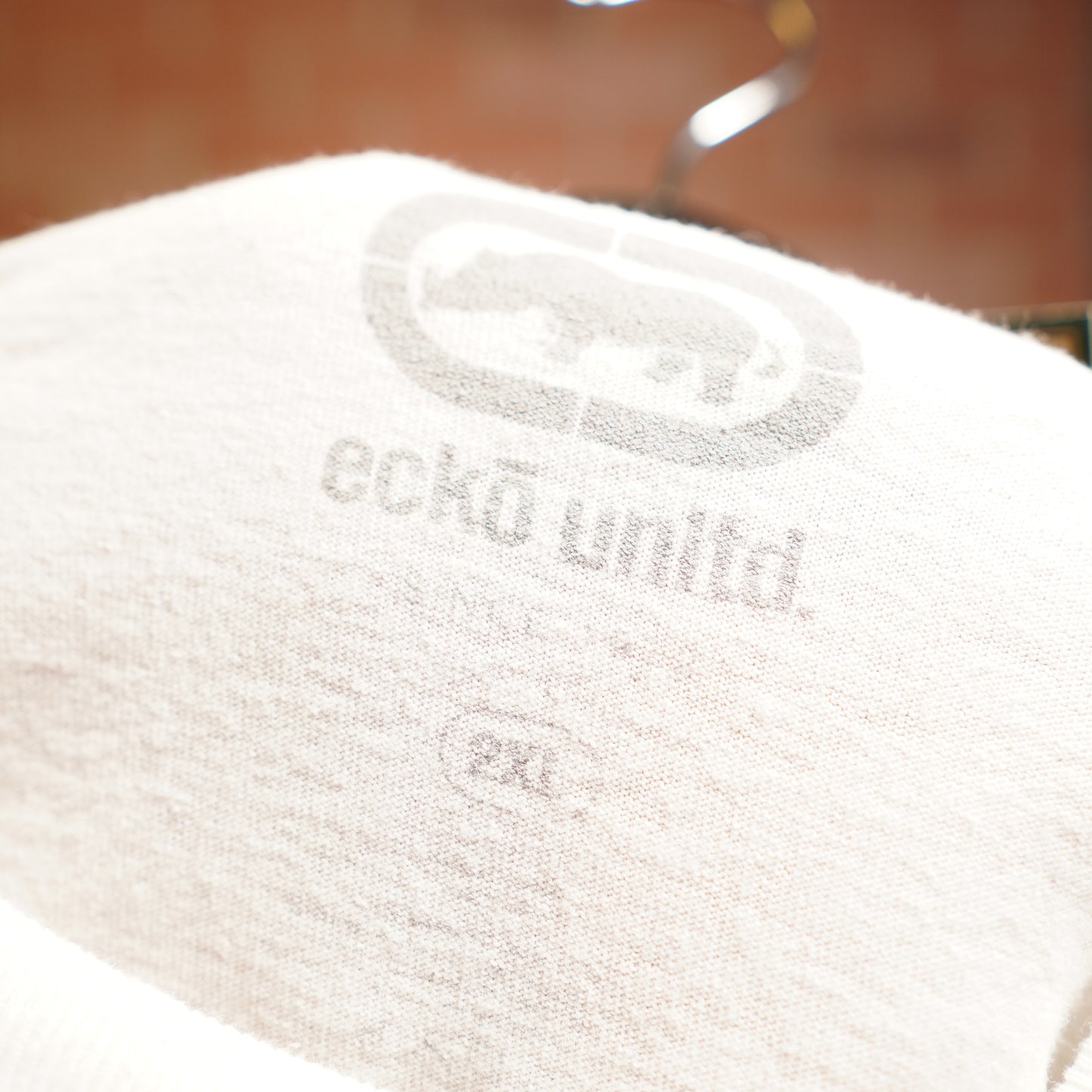 VTG Y2K Ecko Unltd. White Gel Print Logo Tee