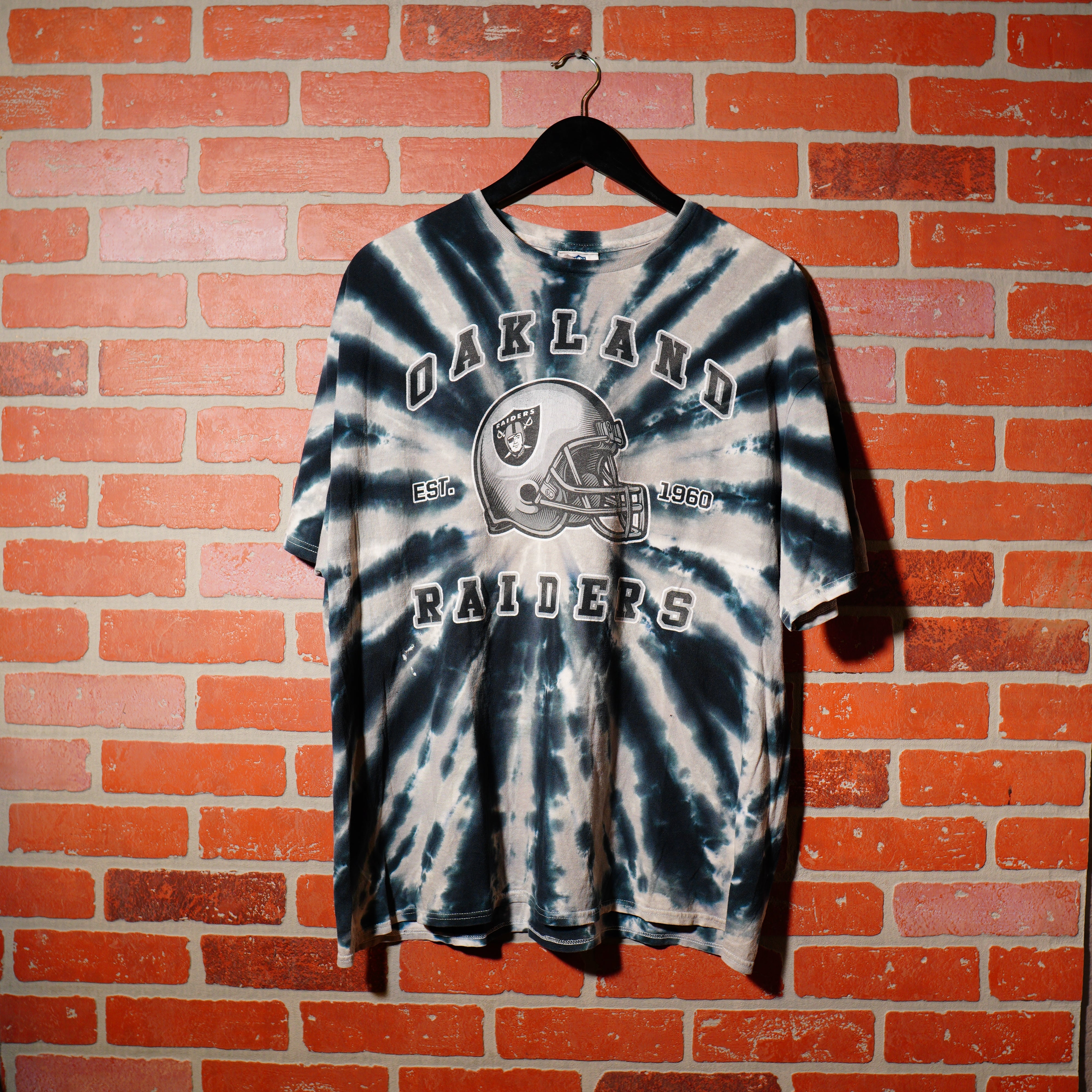 Oakland raiders tie dye hot sale shirt