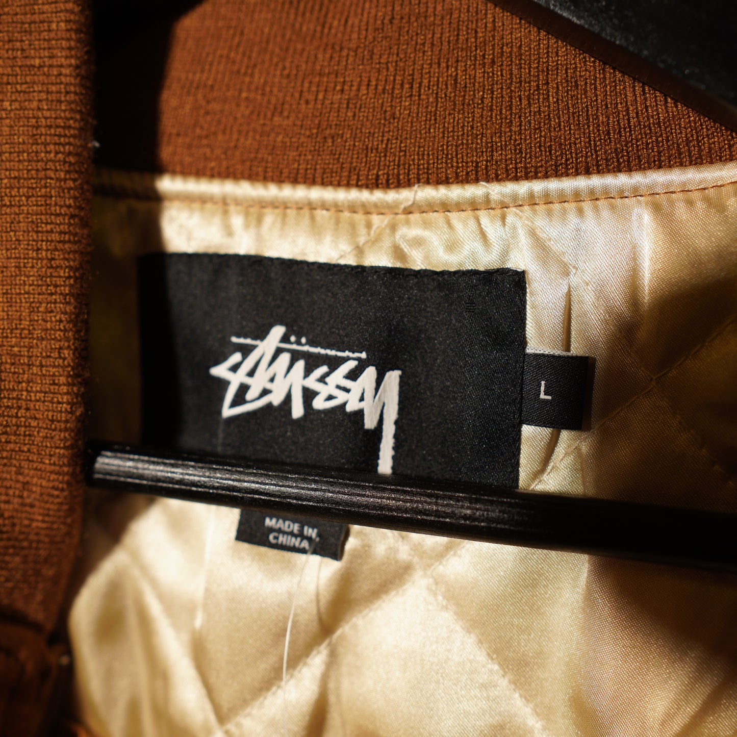Stussy Brown Bomber Jacket