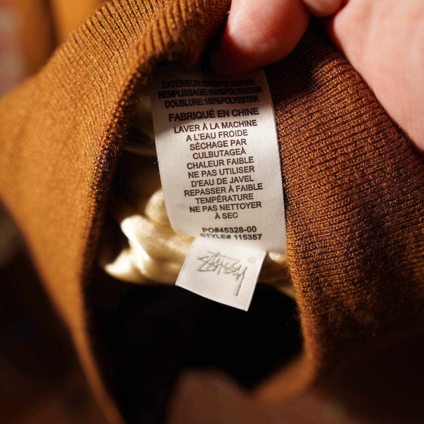 Stussy Brown Bomber Jacket