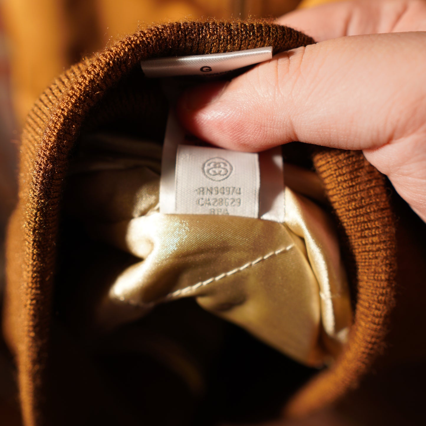 Stussy Brown Bomber Jacket