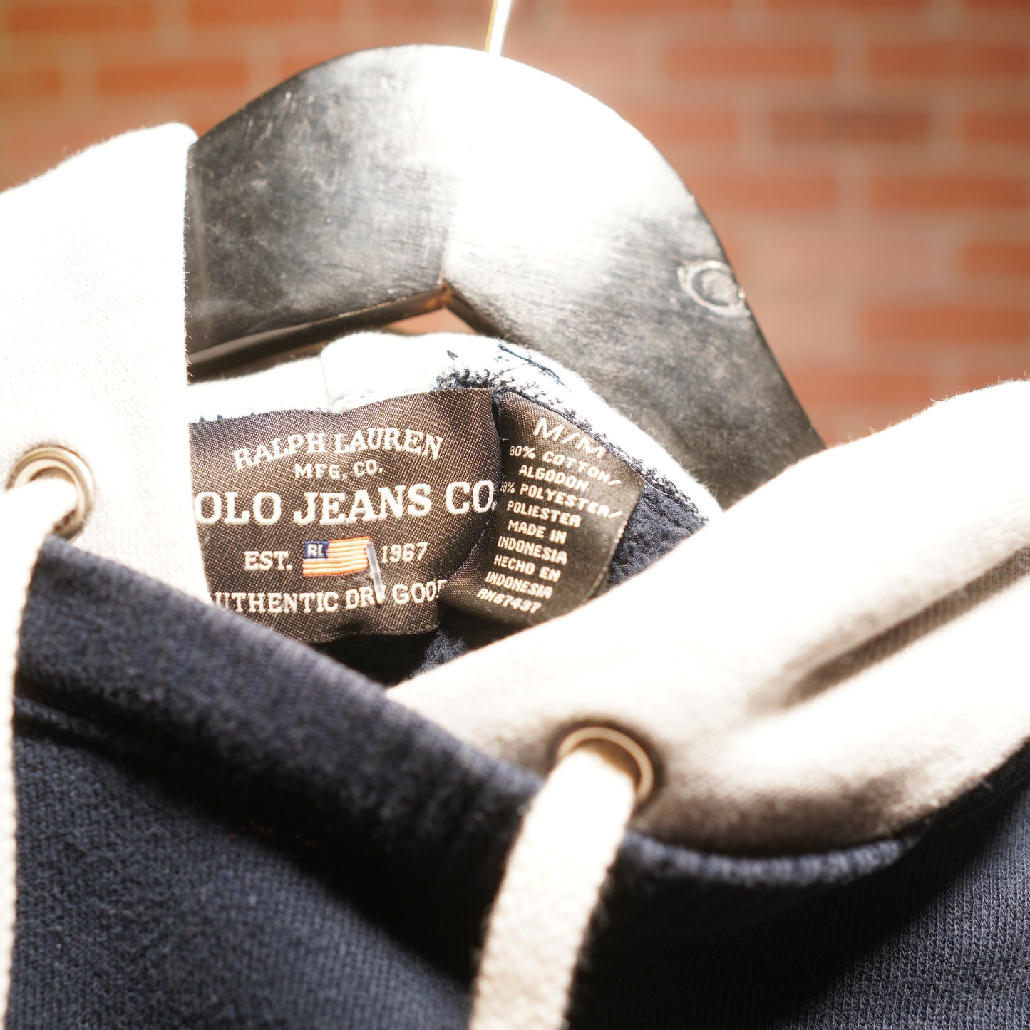 VTG Polo Jeans Co Navy/Grey Hoodie