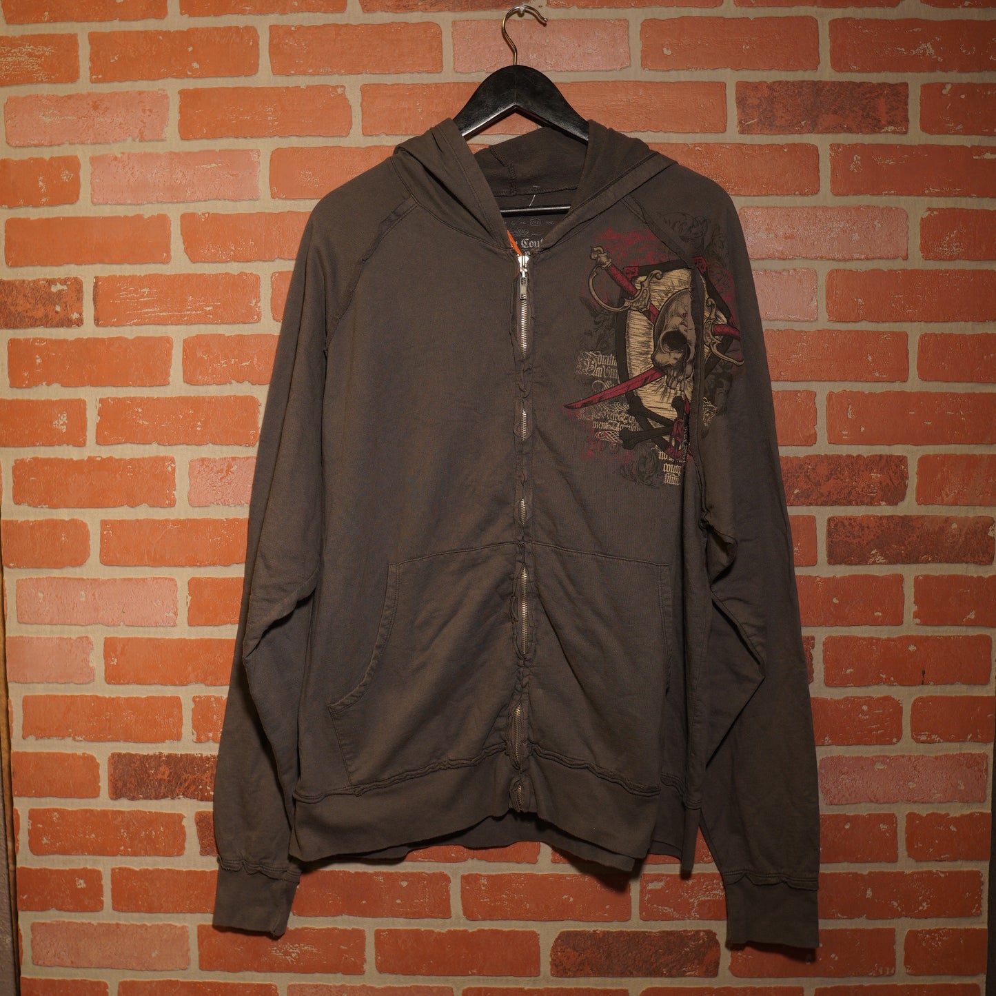 VTG Y2K Xtreme Couture Zip-Up Hoodie