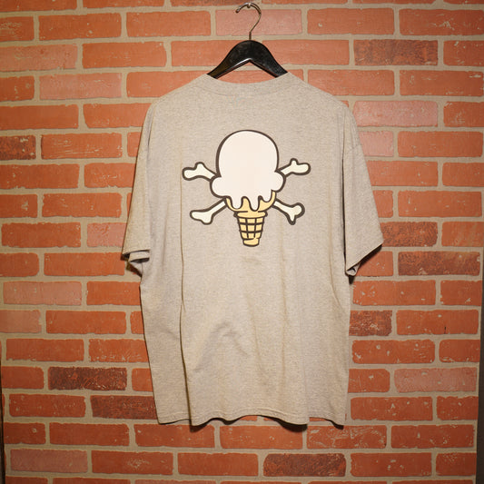 Icecream Grey Cone Logo Tee