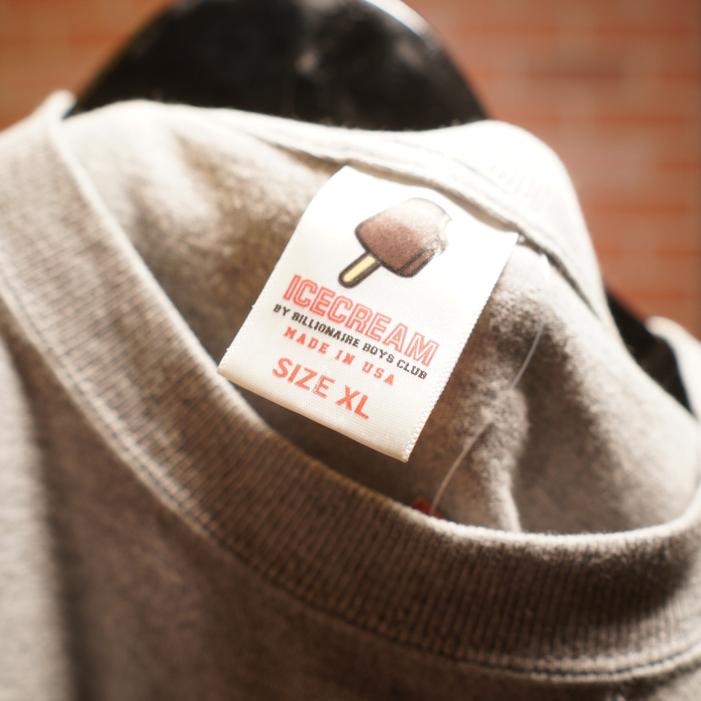 Icecream Grey Cone Logo Tee
