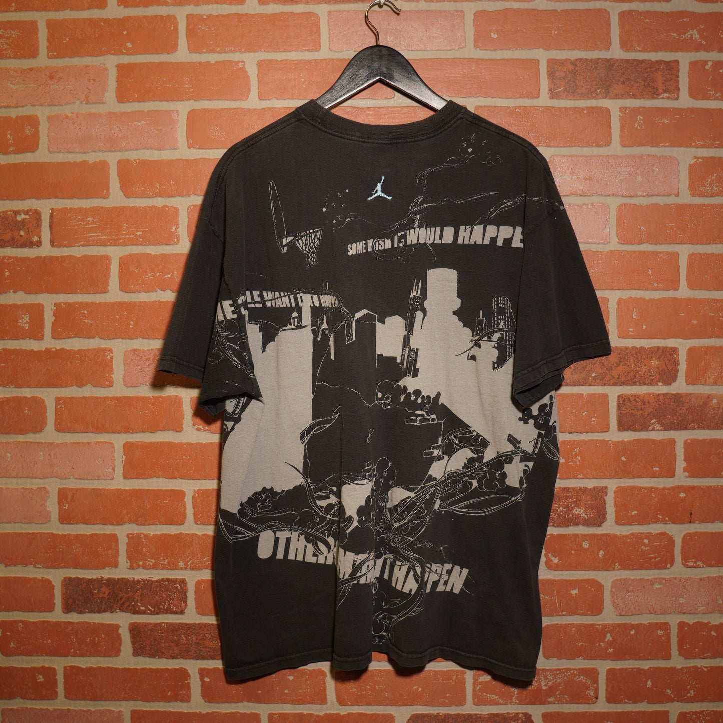 VTG Y2K Jordan Brand Some Wish AOP Tee