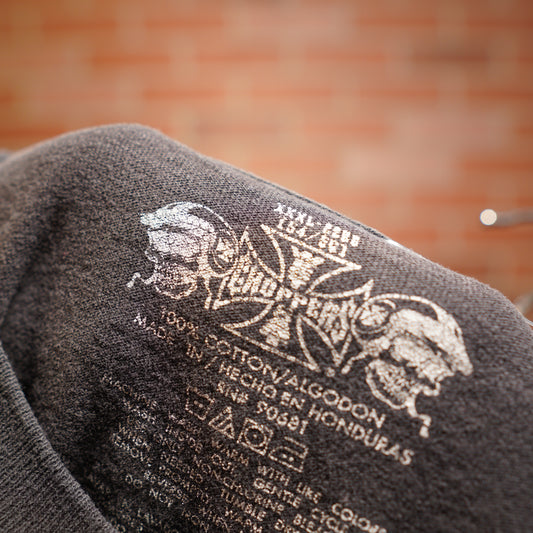 VTG Y2K West Coast Choppers Center Cross Skull Tee