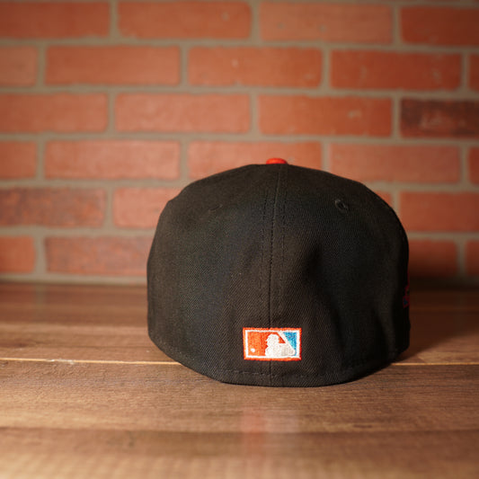 New Era MLB New York Yankees Light Blue Brim Fitted Hat