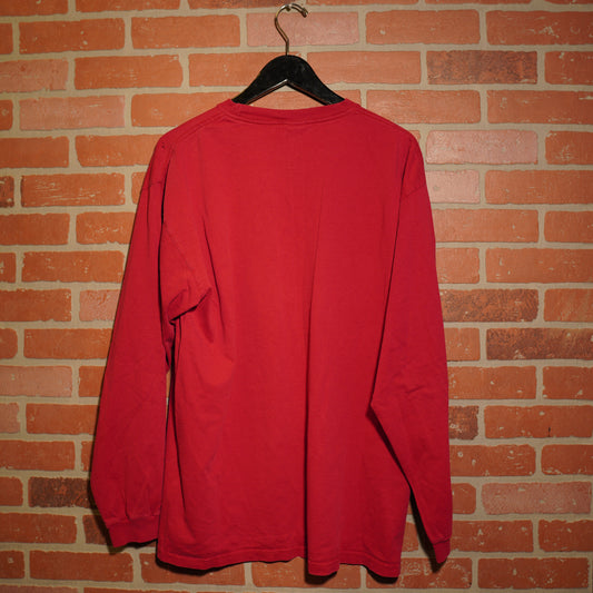 VTG MLB Los Angeles Dodgers L/S Red Tee