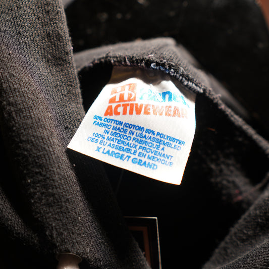 VTG Mickey Mouse Embroidered Circle Logo Hoodie