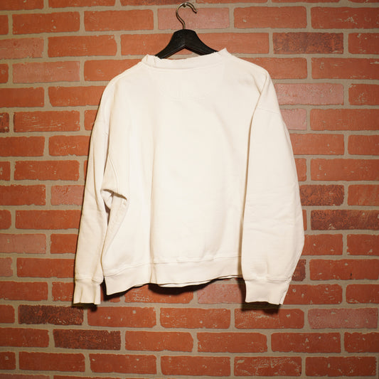 VTG Distressed Disney Tigger Embroidered White Crewneck