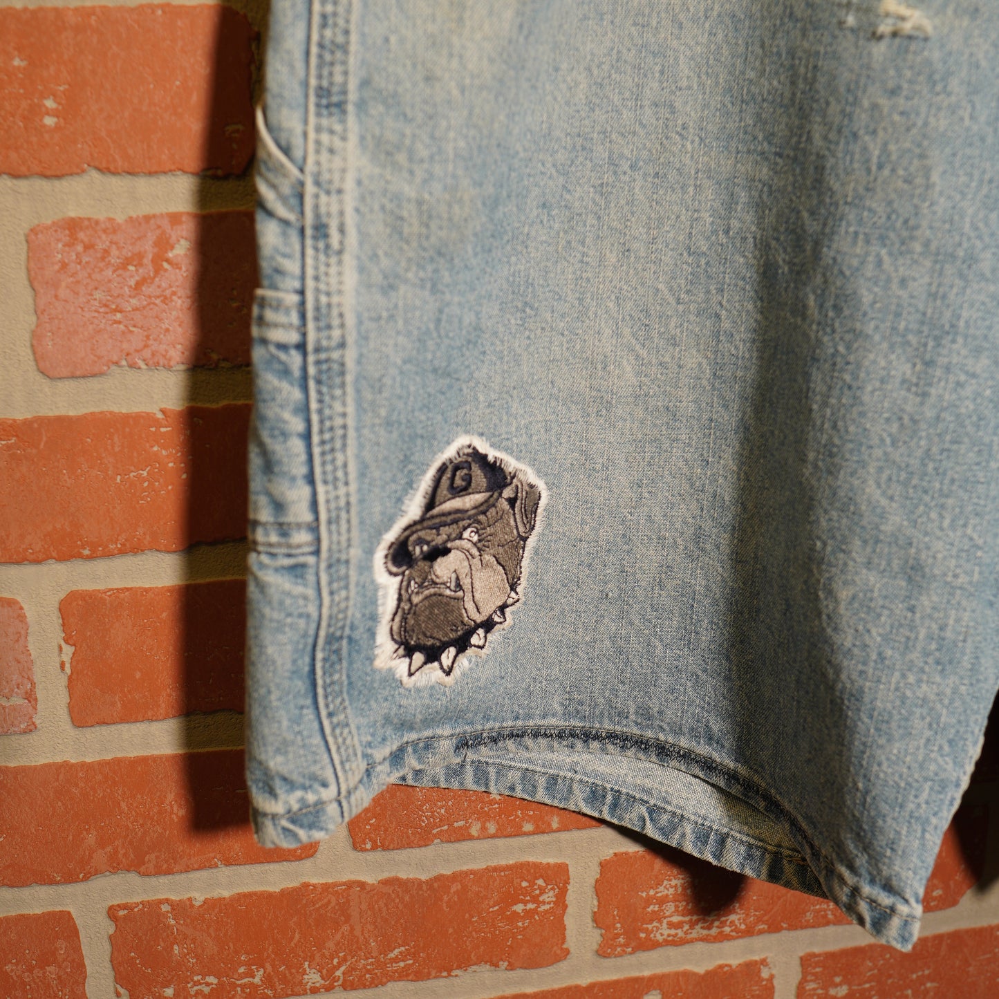 VTG Carhartt Georgetown Hoyas Denim Jean Shorts