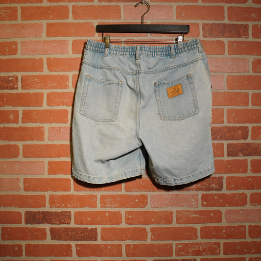 VTG Harley-Davidson Patch Denim Jean Shorts