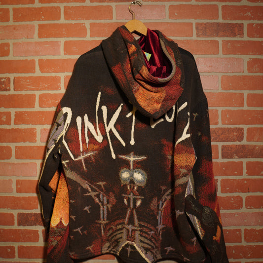 Trevs1of1 2003 Custom Pink Floyd The Wall Gravestone Tapestry Hoodie