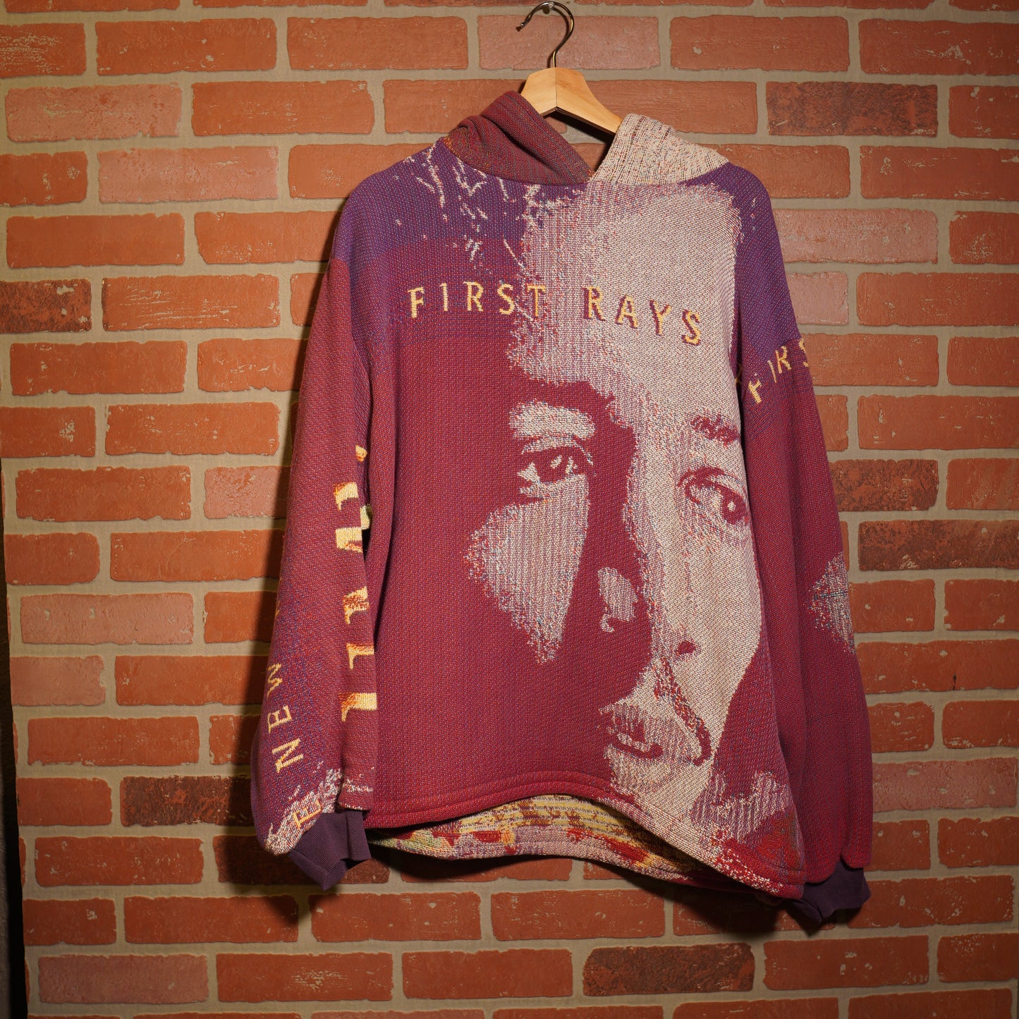 Trevs1of1 Custom Jimi Hendrix The New Rising Hoodie