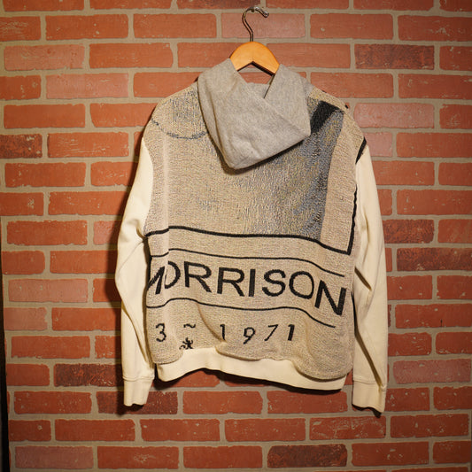 Trevs1of1 2000's Custom 1943-1971 Jim Morrison American Poet Tapestry Hoodie