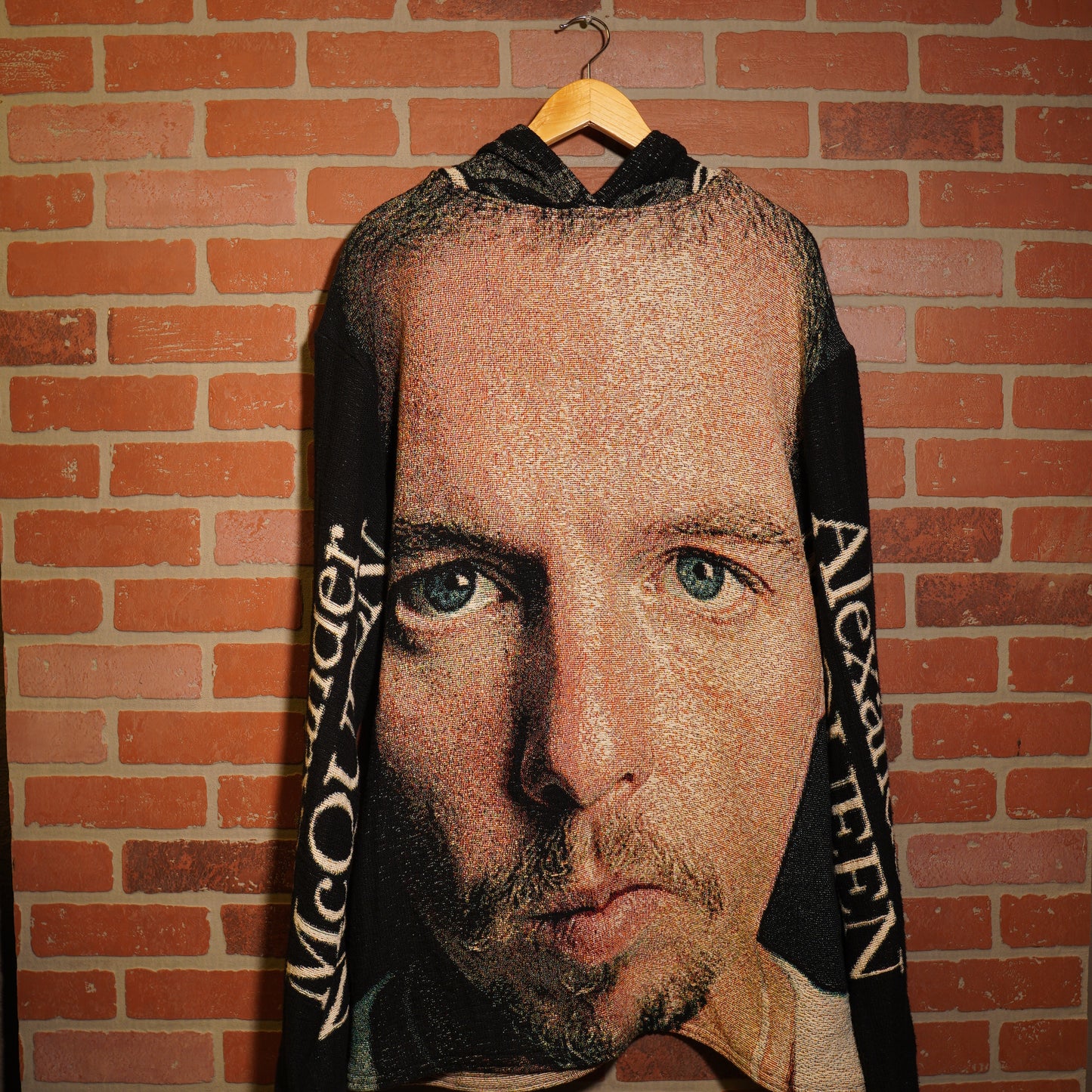 Trevs1of1 Custom Alexander McQueen Face Hoodie