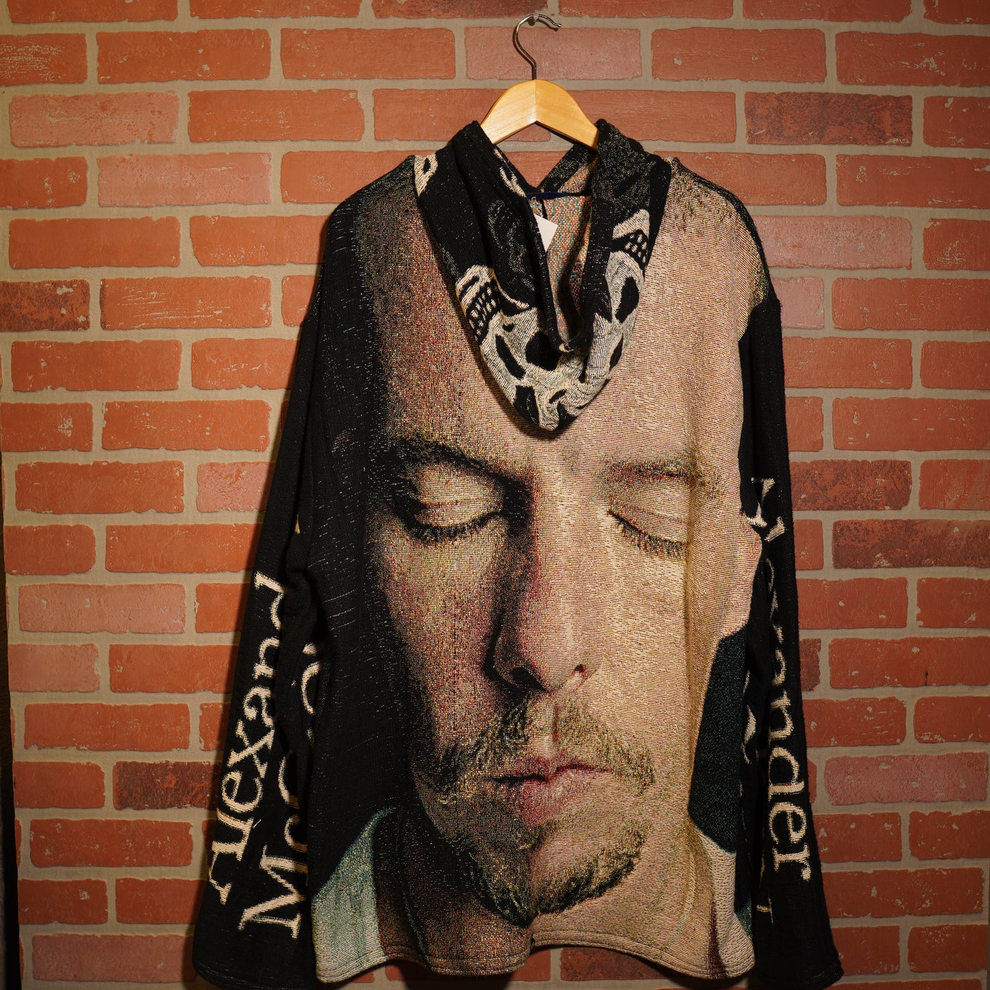 Trevs1of1 Custom Alexander McQueen Face Hoodie
