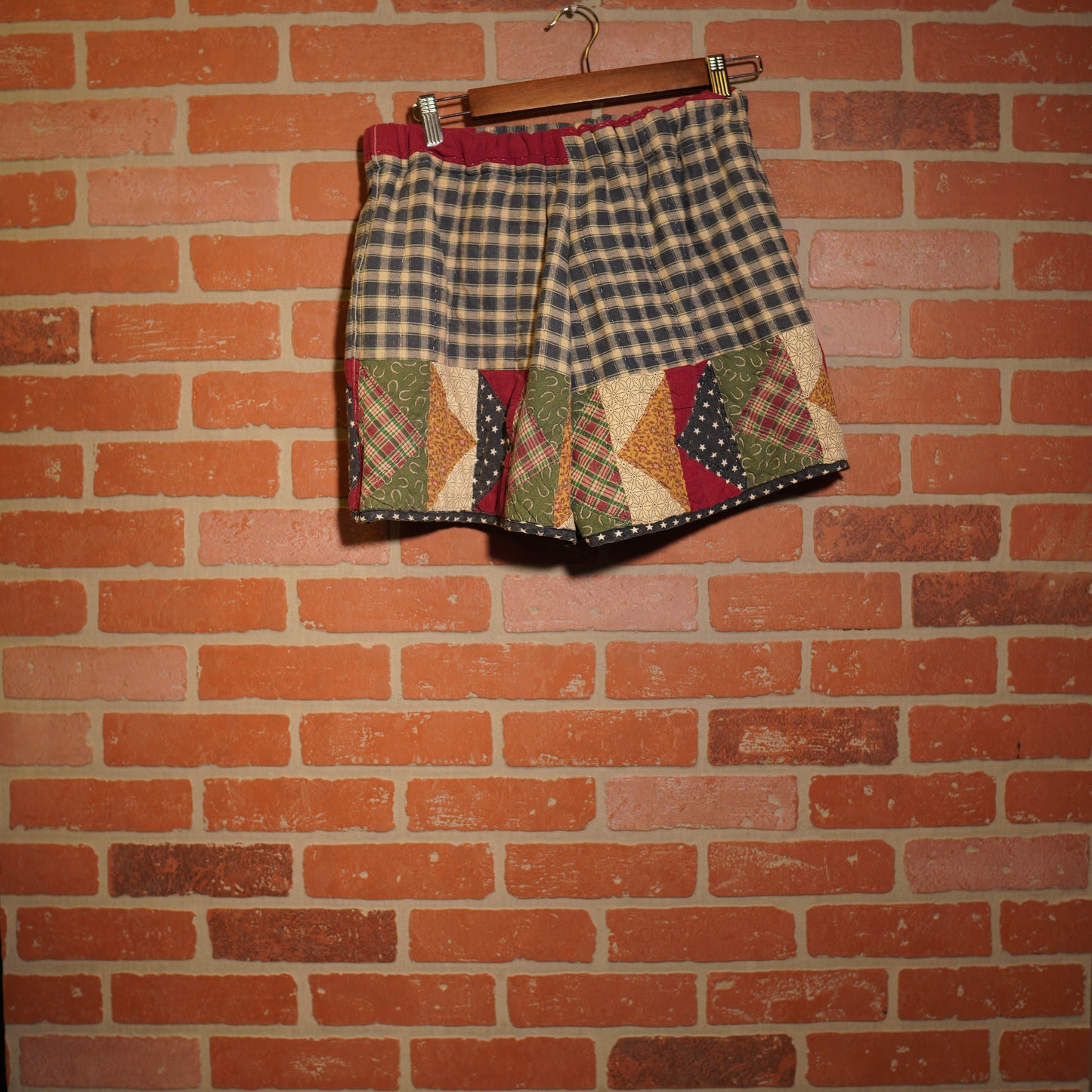 Trevs1of1 Custom Flag Quilt Hoodie & Shorts Set