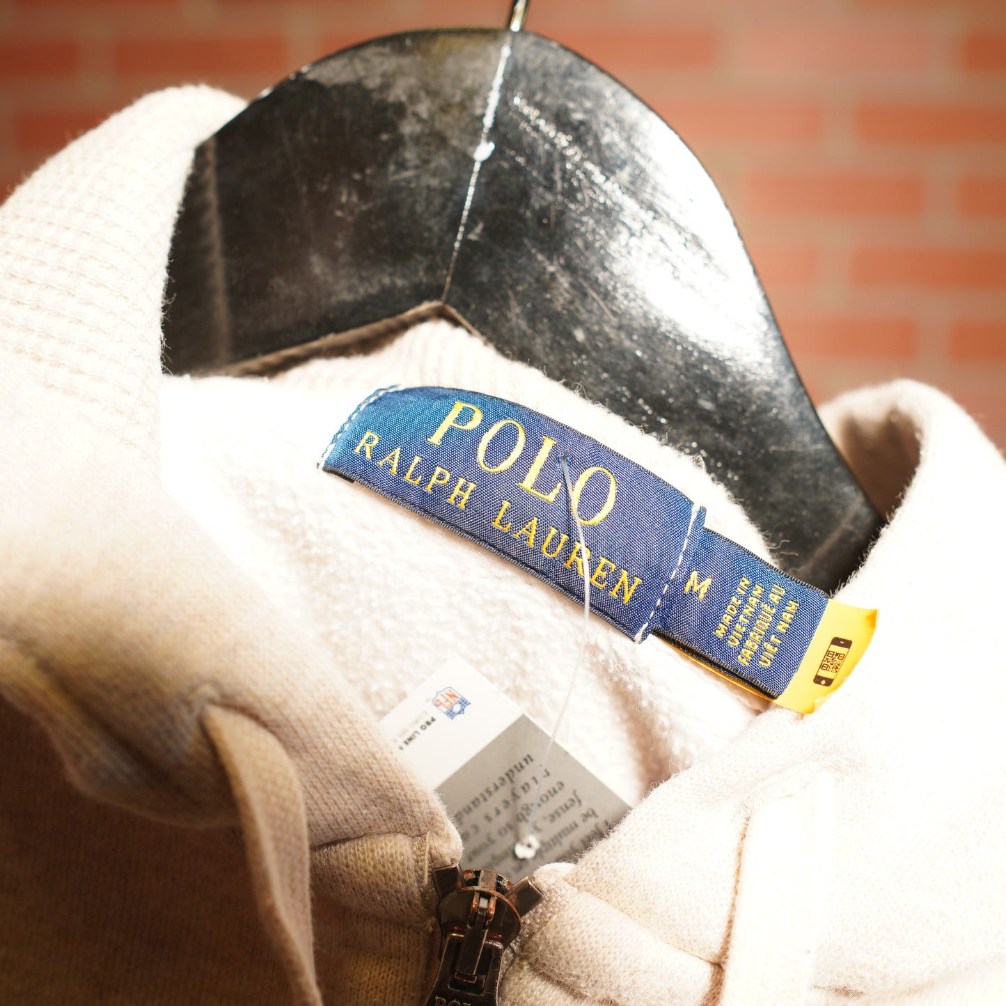 VTG Polo Ralph Lauren Grey Zip-Up Hoodie